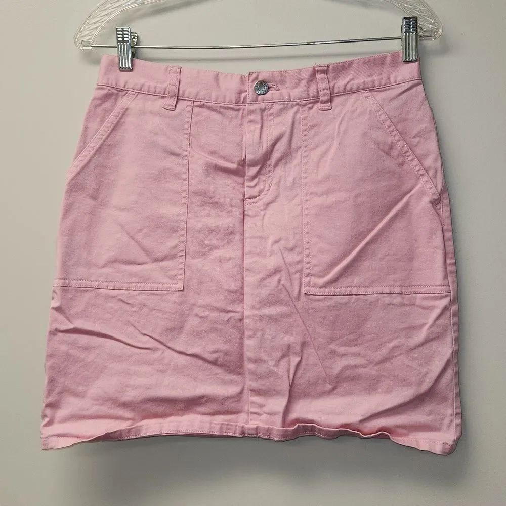 Lauren Ralph Lauren Pink Denim Mini Skirt 6P